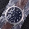 パテックフィリップ - カラトラバ パイロット トラベルタイム | PATEK PHILIPPE | 5524G-001 | WG 黒文字盤 自動巻き レザー | レストア | 中古 |