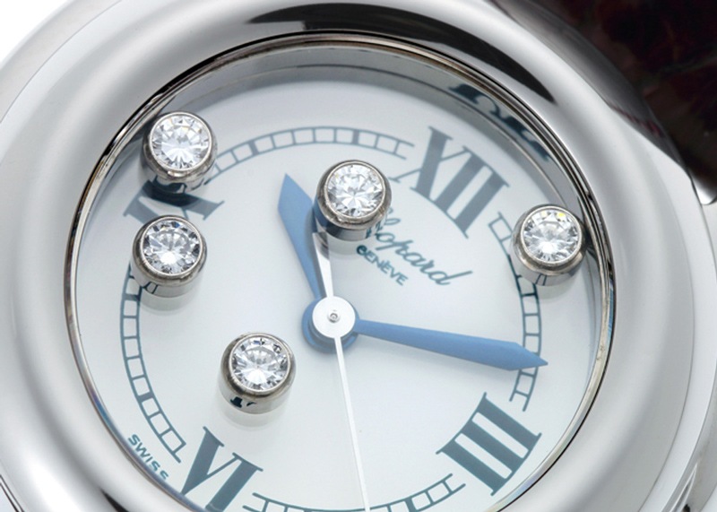 ショパール - ハッピースポーツ | CHOPARD | 27/8245-21 | SS 白文字盤 クォーツ レザー | 中古 |