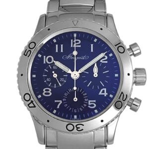 ブレゲ - アエロナバル | BREGUET | 3807ST/J2/SW9 | SS ブルー文字盤 自動巻き ブレスレット | 1000本限定 | 中古 |
