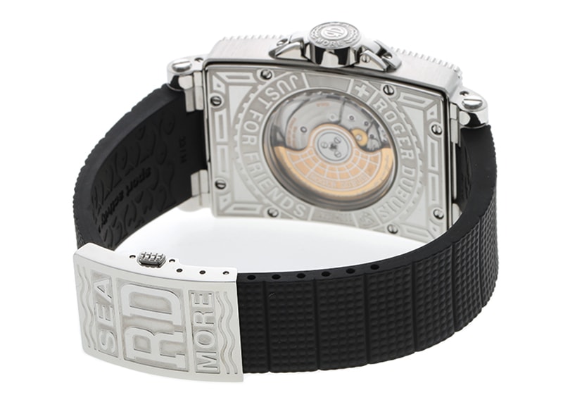 ロジェデュブイ - シーモア | ROGER DUBUIS | MS34 21 9 K9.53RC | SS 黒文字盤 自動巻き ラバー | 中古