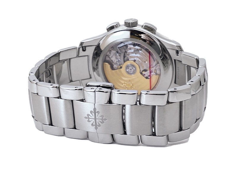 パテックフィリップ - アニュアルカレンダー クロノグラフ | PATEK PHILIPPE | 5905/1A-001 | SS グリーン文字盤 自動巻き ブレスレット | 中古 |