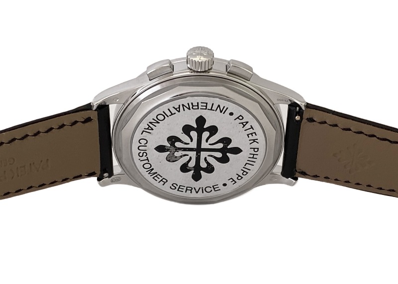 パテックフィリップ - コンプリケーション クロノグラフ | PATEK PHILIPPE | 5170P-001 | PT ブルー/ダイヤ文字盤 手巻き レザー | 委託品 | 中古 |