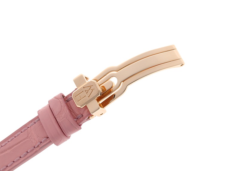 ハリーウィンストン - アヴェニューC ミニ アールデコ | HARRY WINSTON | AVCQHM16RR037 | RG シルバー文字盤 クォーツ レザー | 中古 |