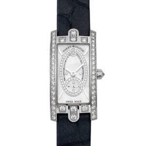 ハリーウィンストン - アヴェニュー C ミニ スモールセコンド | HARRY WINSTON | AVCQSS16WW001 | WG シェル文字盤 クォーツ レザー | 中古