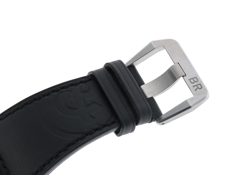 ベル&ロス - BR03 クロノグラフ | BELL & ROSS | BR0394-BL-SI/SCA | SS 黒文字盤 自動巻き レザー | 未使用品