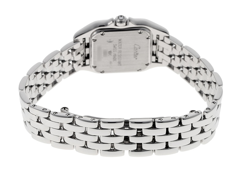 カルティエ - パンテール SM ベゼルダイヤ | CARTIER | WF3118F3 | WG シルバー文字盤 クォーツ ブレスレット | 中古