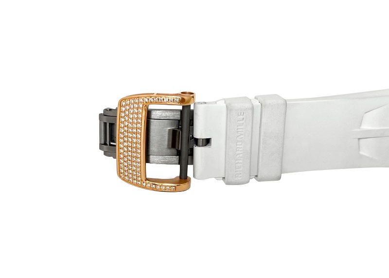 リシャールミル - RM11-03 オートマティック フライバック クロノグラフ ベゼルダイヤ | RICHARD MILLE | RM11-03| PG/TI スケルトン文字盤 自動巻き ラバー | 委託品 | 中古