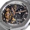 オーデマピゲ - ロイヤルオーク ダブル バランスホイール オープンワーク | AUDEMARS PIGUET | 15407ST.OO.1220ST.01 | SS スケルトン文字盤 自動巻き ブレスレット | 中古