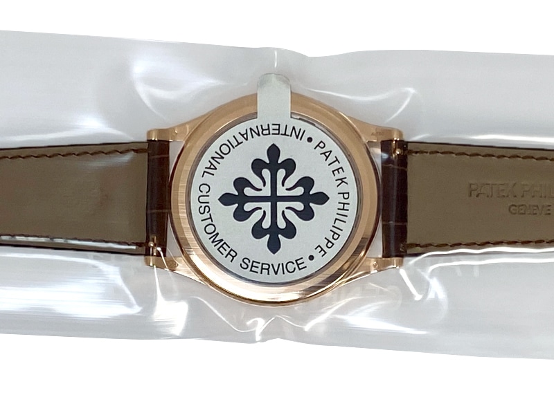 パテックフィリップ - カラトラバ | PATEK PHILIPPE | 6119R-001 | RG シルバー文字盤 手巻き レザー | 中古