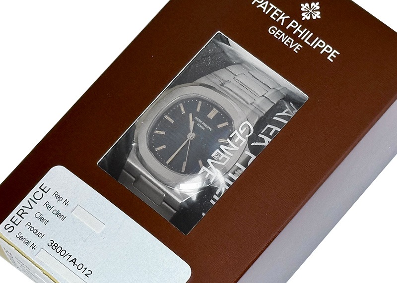 パテックフィリップ - ノーチラス | PATEK PHILIPPE | 3800/1A | SS ブルー文字盤 自動巻き ブレスレット | レストア | 中古