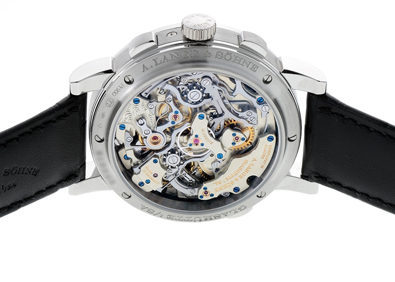 A.ランゲ&ゾーネ - 1815 ラトラパント パーペチュアルカレンダー | A.LANGE&SOHNE | 421.025FE(LSLS4212AB) | PT シルバー文字盤 手巻き レザー | 中古