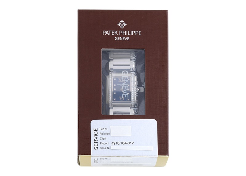 パテックフィリップ - Twenty4 | PATEK PHILIPPE | 4910/10A-012 | SS ブルー文字盤 クォーツ ブレスレット | レストア