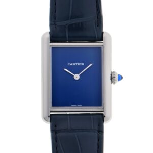 カルティエ - タンクマスト LM | CARTIER | WSTA0055 | SS ブルー文字盤 クォーツ レザー | 中古