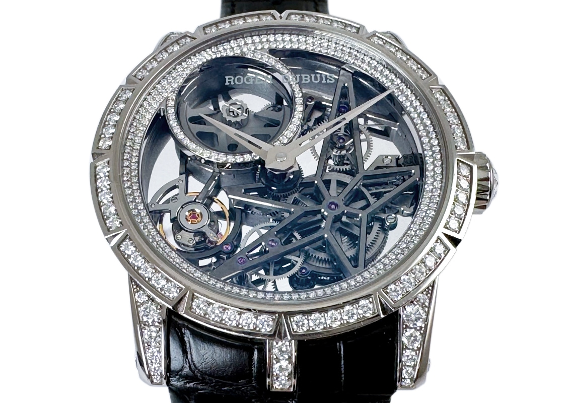 ロジェデュブイ - エクスカリバー モノバランシエ 28本限定 | ROGER DUBUIS | RDDBEX0807 | WG スケルトン文字盤 自動巻き レザー | 委託品 | 中古