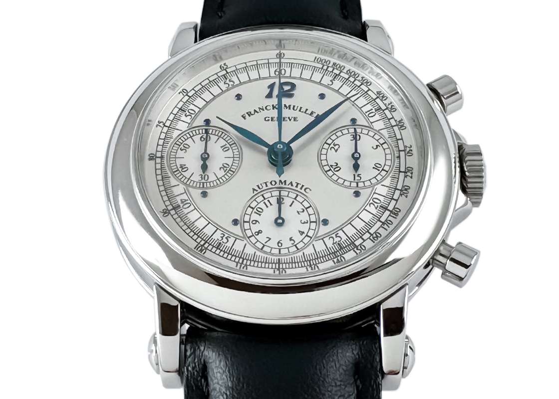 フランクミュラー - ラウンド クロノグラフ | FRANCK MULLER | 7000CC | SS シルバー文字盤 自動巻き レザー | 委託品 | 中古