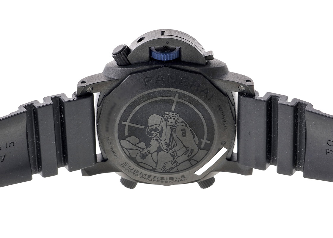オフィチーネパネライ - サブマーシブル フォルツスペシャリ | OFFICINE PANERAI | PAM02239 | DLC 黒文字盤 自動巻き ラバー | 未使用品