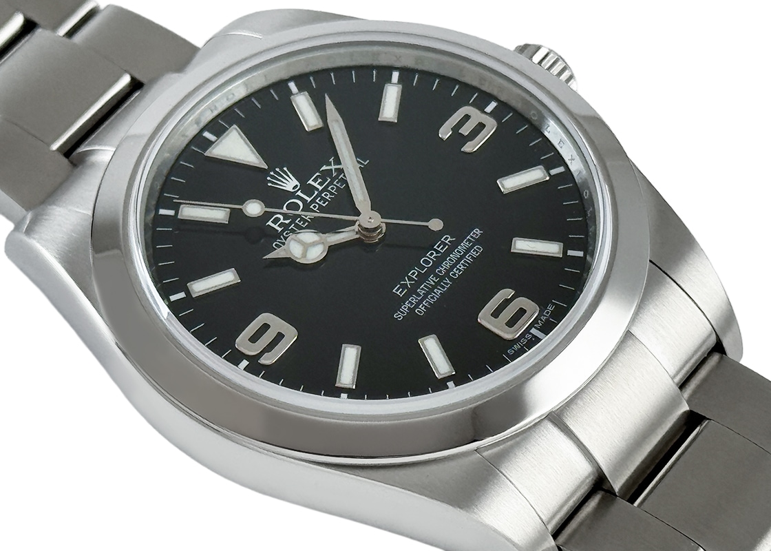 ロレックス - オイスターパーペチュアル エクスプローラーI | ROLEX | 214270 | SS 黒文字盤 自動巻き ブレスレット | 中古