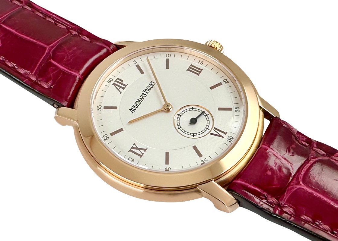 オーデマピゲ - ジュールオーデマ | AUDEMARS PIGUET | 15056OR.OO.A067CR.01 | PG シルバー文字盤 手巻き レザー | 中古