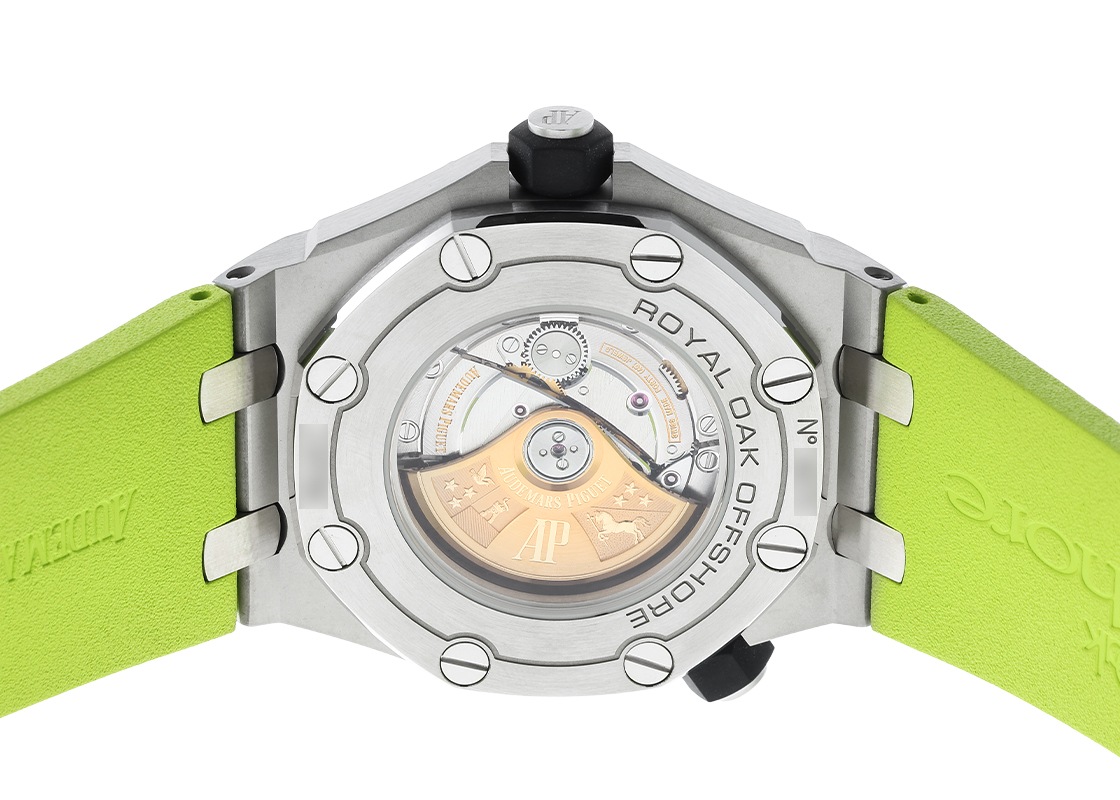 オーデマピゲ - ロイヤルオーク オフショアダイバー ブティック限定 | AUDEMARS PIGUET | 15710ST.OO.A038CA.01 | SS グリーン文字盤 自動巻き ラバー | 中古