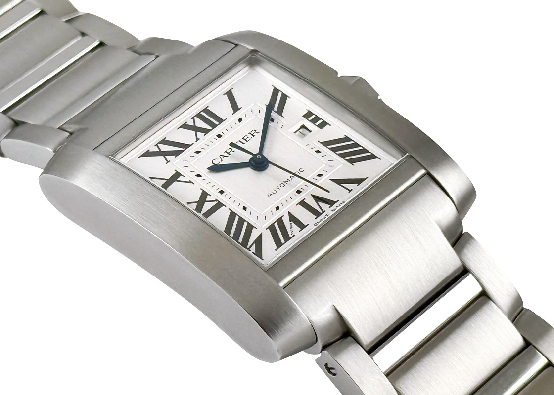 カルティエ - タンクフランセーズ LM | CARTIER | WSTA0067 | SS シルバー文字盤 自動巻き ブレスレット | 中古