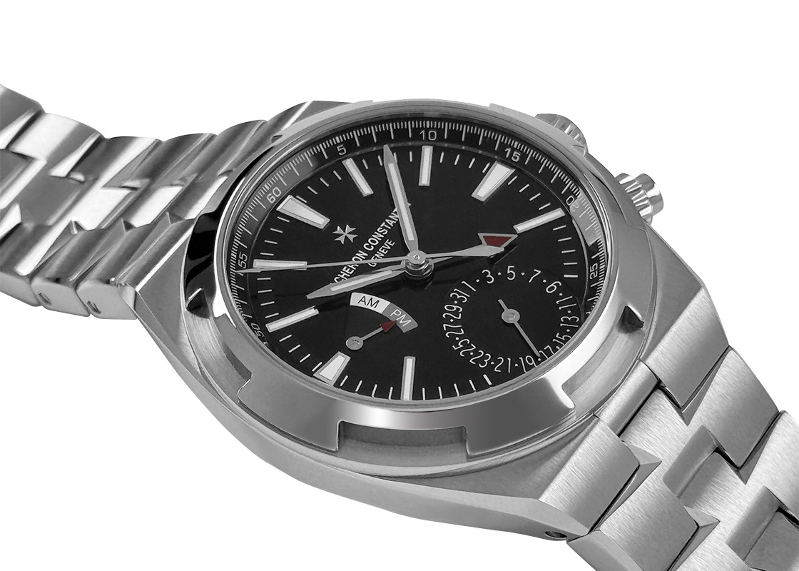 ヴァシュロンコンスタンタン - オーヴァーシーズ デュアルタイム | VACHERON CONSTANTIN | 7900V/110A-B546 | SS 黒文字盤 自動巻き ブレスレット | 委託品