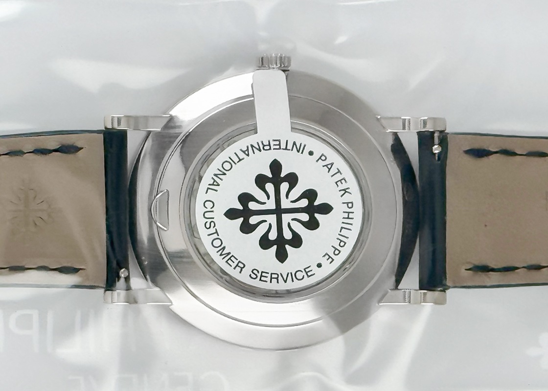パテックフィリップ - カラトラバ | PATEK PHILIPPE | 5116G-001 | WG エナメル文字盤 手巻き レザー | 中古