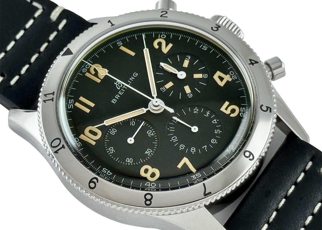 ブライトリング - アヴィ REF.765 1953 リ・エディション | BREITLING | AB0920131B1X1 | SS 黒文字盤 手巻き レザー | 中古