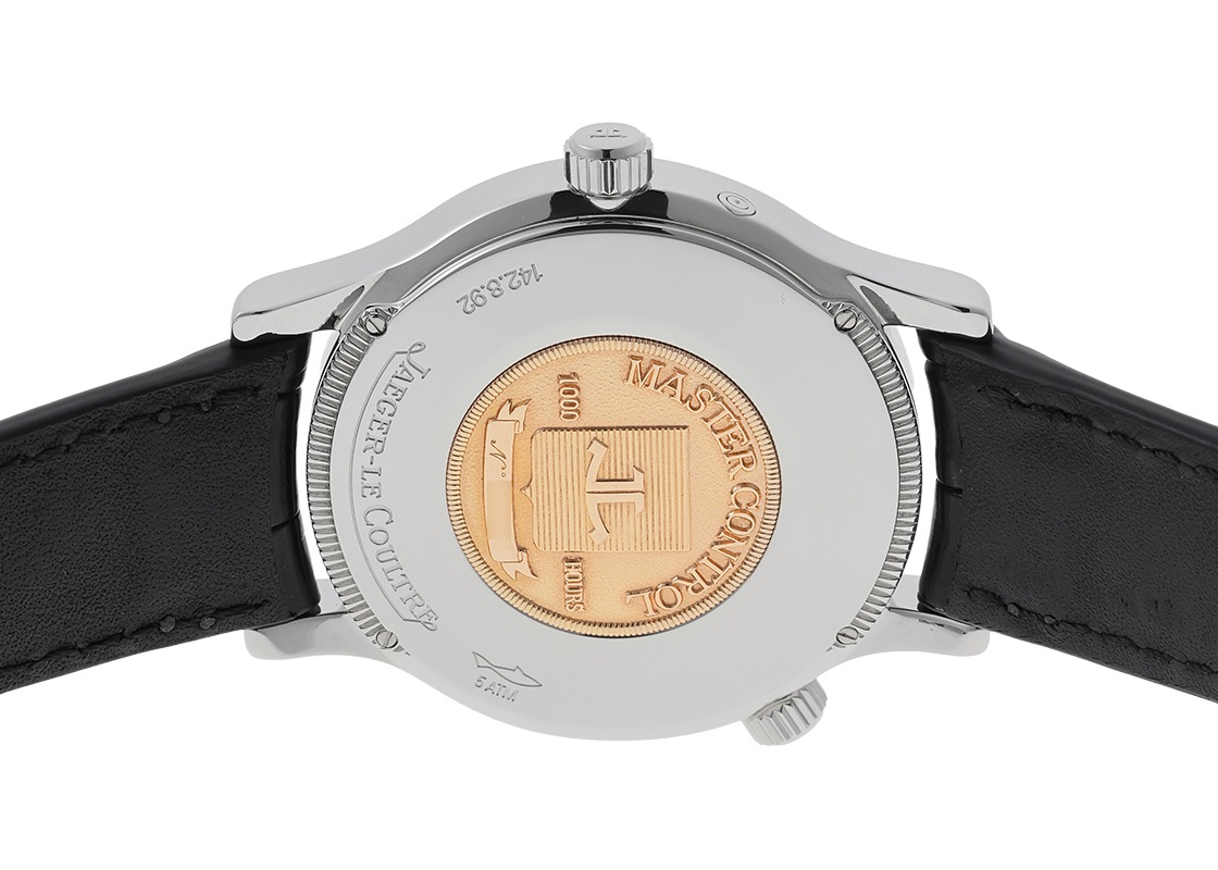 ジャガールクルト - マスタージオグラフィーク | JAEGER LECOULTRE | 142.8.92 | SS シルバー文字盤 自動巻き レザー | 中古