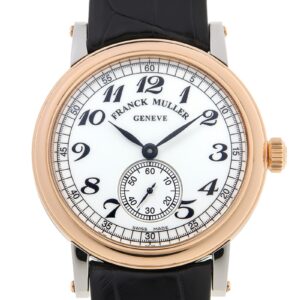 フランクミュラー - ラウンド ヴィンテージ | FRANCK MULLER | 7391 BS6 STG | PG&SS 白文字盤 手巻き レザー