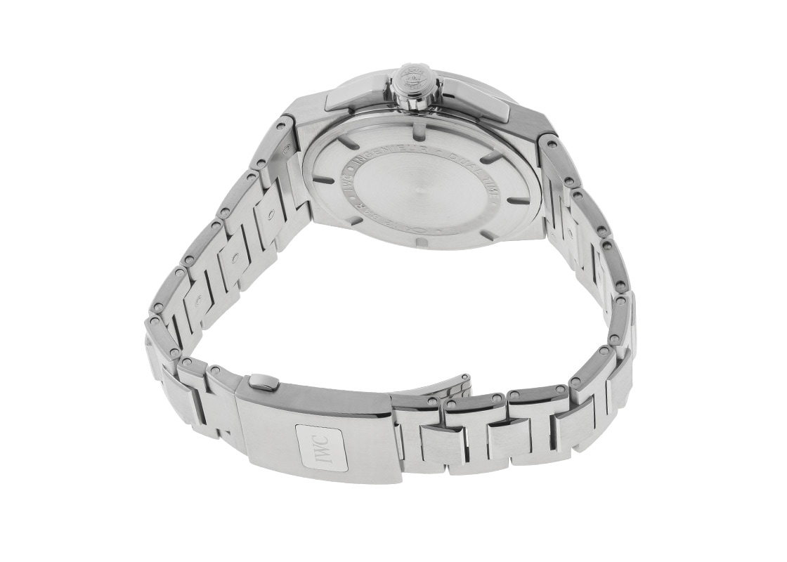 IWC - インヂュニア デュアルタイム | INTERNATIONAL WATCH COMPANY | IW324404| SS 白文字盤 自動巻き ブレスレット | 中古