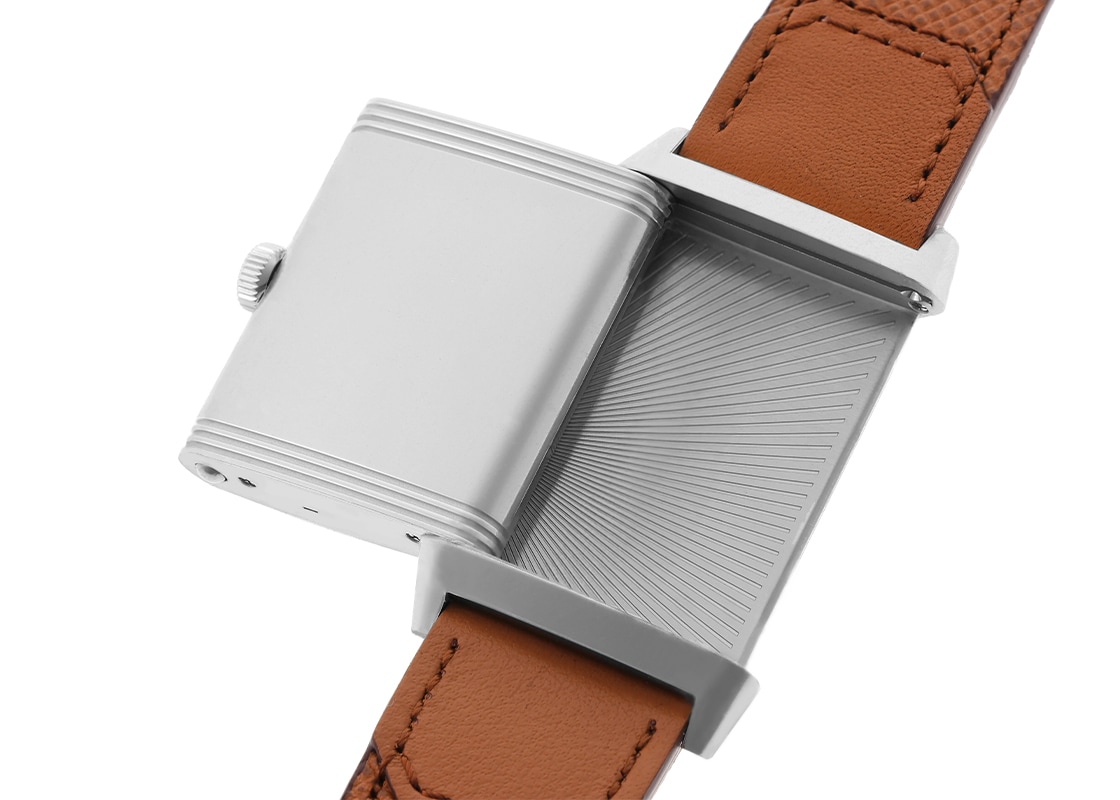 ジャガールクルト - レベルソ トリビュート モノフェイス | JAEGER LECOULTRE | Q7168420 | SS シルバー文字盤 手巻き レザー
