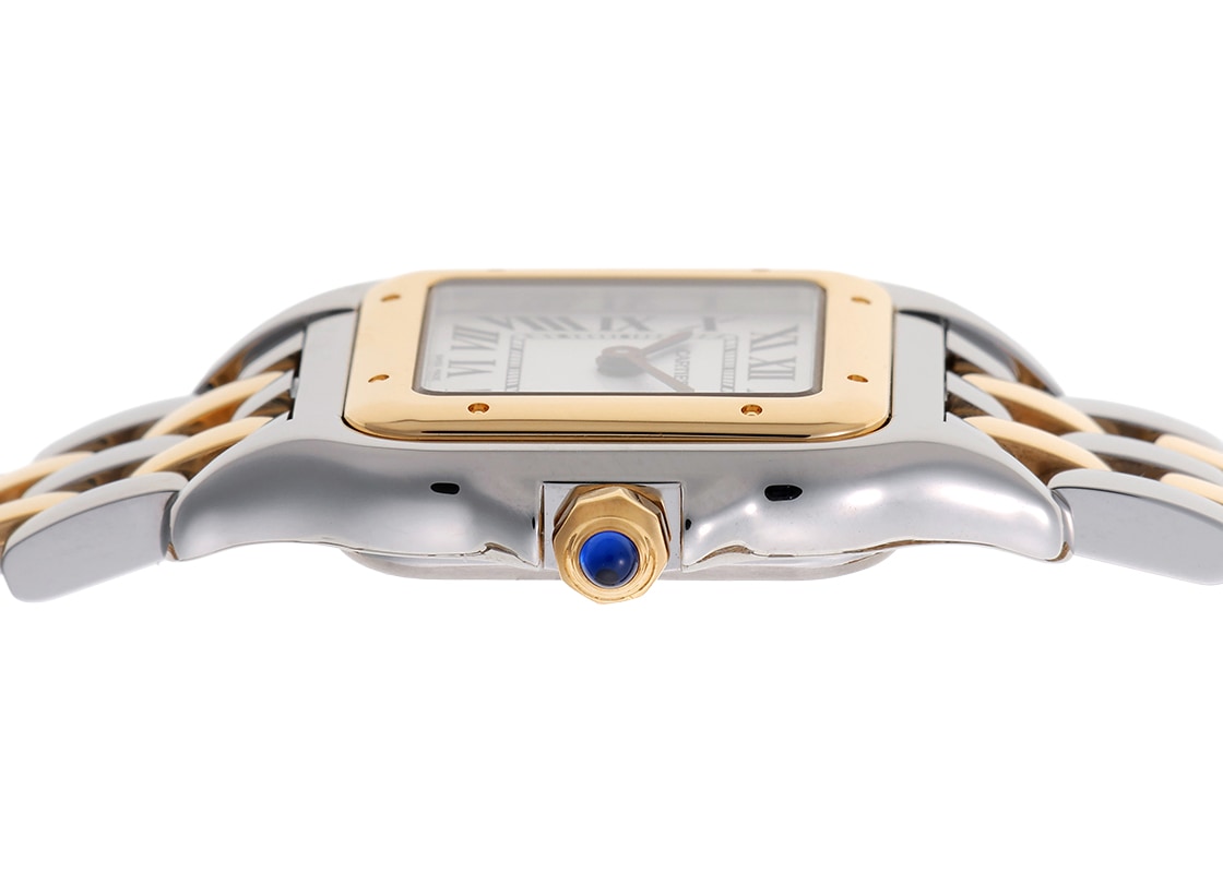カルティエ - パンテール ドゥ カルティエ SM | CARTIER | W2PN0018 | YG/SS シルバー文字盤 クォーツ ブレスレット
