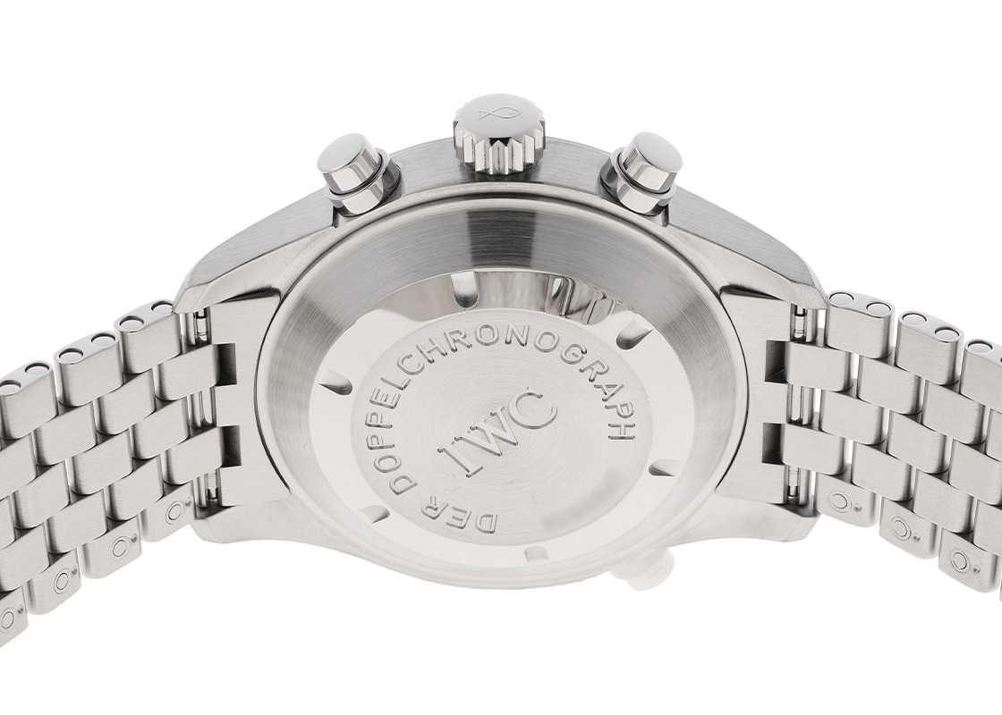IWC - パイロットウォッチ ドッペルクロノグラフ | INTERNATIONAL WATCH COMPANY | IW371319 | SS 黒文字盤 自動巻き ブレスレット | 中古