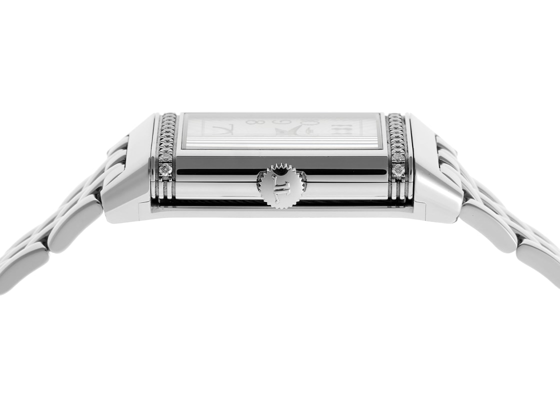 ジャガールクルト - レベルソ ワン | JAEGER LECOULTRE | Q3288120(201.8.47) | SS シルバー文字盤 クォーツ ブレスレット | 中古