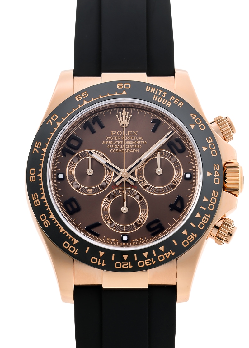 ロレックス - オイスターパーペチュアル コスモグラフ デイトナ | ROLEX | 116515LN | RG ブラウン文字盤 自動巻き ラバー | 中古
