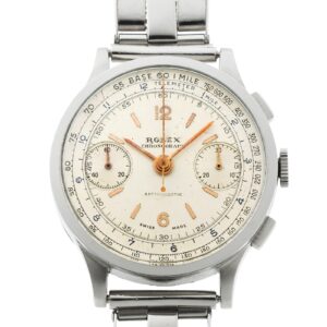ロレックス - クロノグラフ【1945年製】 | ROLEX | 2508 | SS シルバー文字盤 手巻き ブレスレット | ヴィンテージ | 中古
