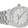 オーデマ ピゲ - レディース ロイヤルオーク ダイヤモンドベゼル | AUDEMARS PIGUET | 67651ST.ZZ.1261ST.01 | SS シルバー文字盤 クォーツ ブレスレット | 中古