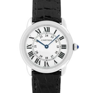カルティエ - レディース ロンドソロ | CARTIER | WSRN0019(W6700155) | SM SS シルバー文字盤 クォーツ レザー
