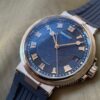 ブレゲ - マリーン | BREGUET | 5517BB/Y2/5ZU | WG ブルー文字盤 自動巻き ラバー