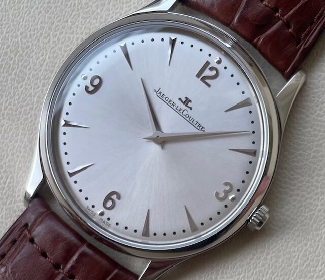 ジャガールクルト - マスターコントロール デイト | JAEGER LECOULTRE | Q4018420(830.8.A0.S) | SS シルバー文字盤 自動巻き レザー