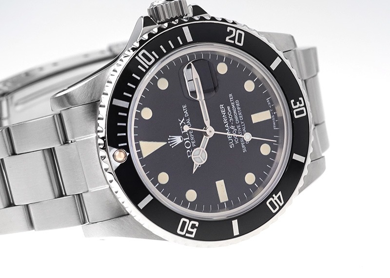 ロレックス - サブマリーナー デイト | ROLEX | 16800 | SS 黒文字盤 自動巻き ブレスレット| 1983年製 | リング無し | 中古 |