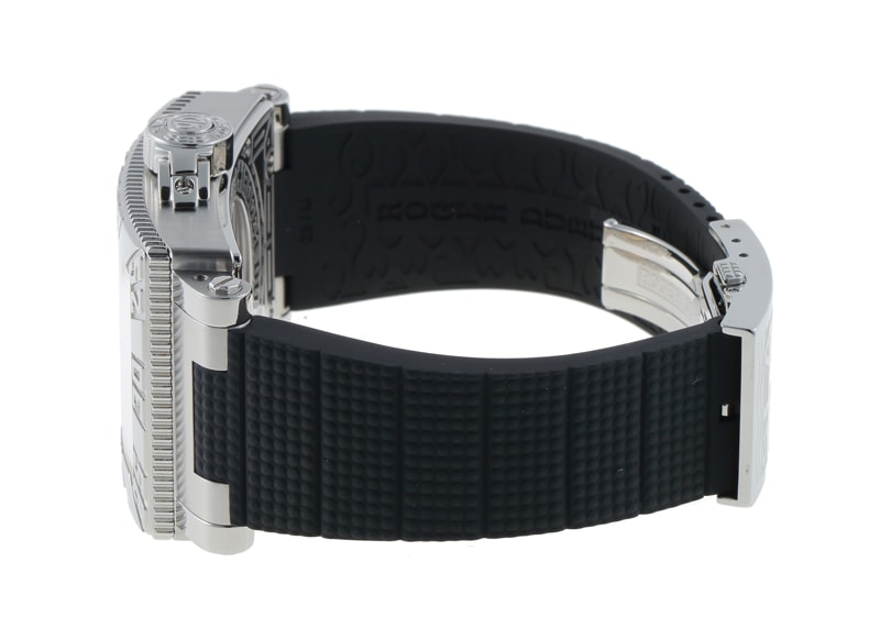 ロジェデュブイ - シーモア | ROGER DUBUIS | MS34.219.012.53 | SS シルバー文字盤 自動巻き ラバー | 中古 |