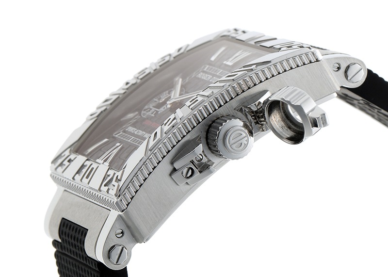 ロジェデュブイ - シーモア | ROGER DUBUIS | MS34 21 9 K9.53RC | SS 黒文字盤 自動巻き ラバー | 中古