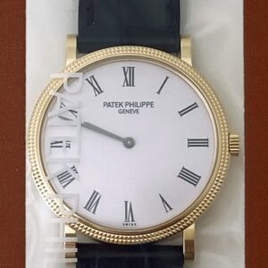 パテックフィリップ - カラトラバ | PATEK PHILIPPE | 5120J-001 | YG 白文字盤 自動巻き レザー | レストア | 中古 |