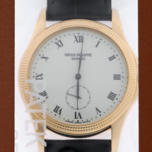 パテックフィリップ - カラトラバ | PATEK PHILIPPE | 5115J-001 | YG エナメル文字盤 手巻き レザー | レストア | 中古 |