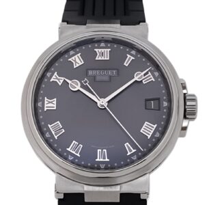 ブレゲ - マリーン | BREGUET | 5517TI/G2/5ZU | TI グレー文字盤 自動巻き ラバー | 中古 |