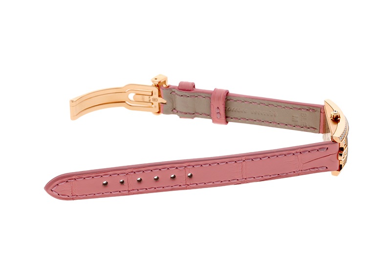 ハリーウィンストン - アヴェニューC ミニ アールデコ | HARRY WINSTON | AVCQHM16RR037 | RG シルバー文字盤 クォーツ レザー | 中古 |