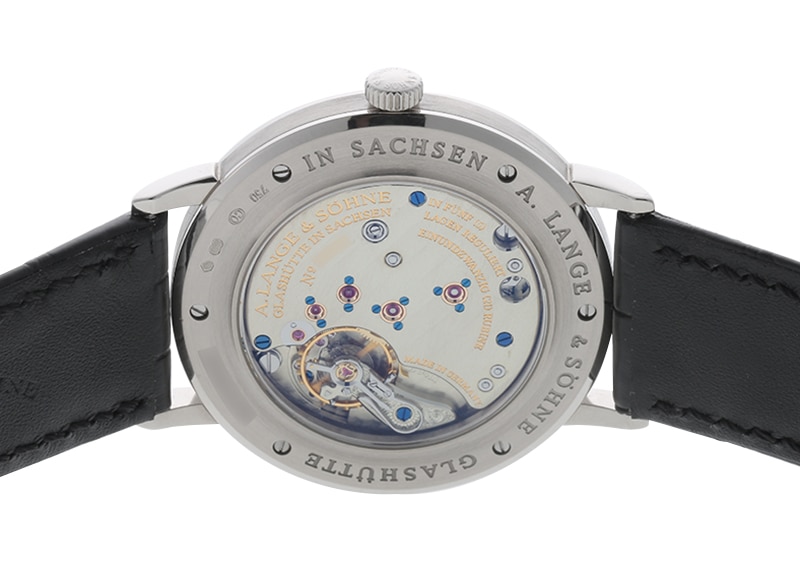 A.ランゲ&ゾーネ - サクソニア | A.LANGE&SOHNE | 216.026 | WG シルバー文字盤 手巻き レザー | 中古