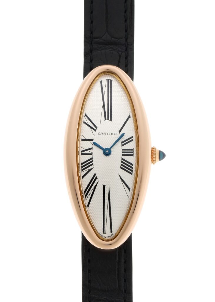カルティエ - ベニュワール アロンジェ MM | CARTIER | W1537836 | PG シルバー文字盤 クォーツ レザー | 中古