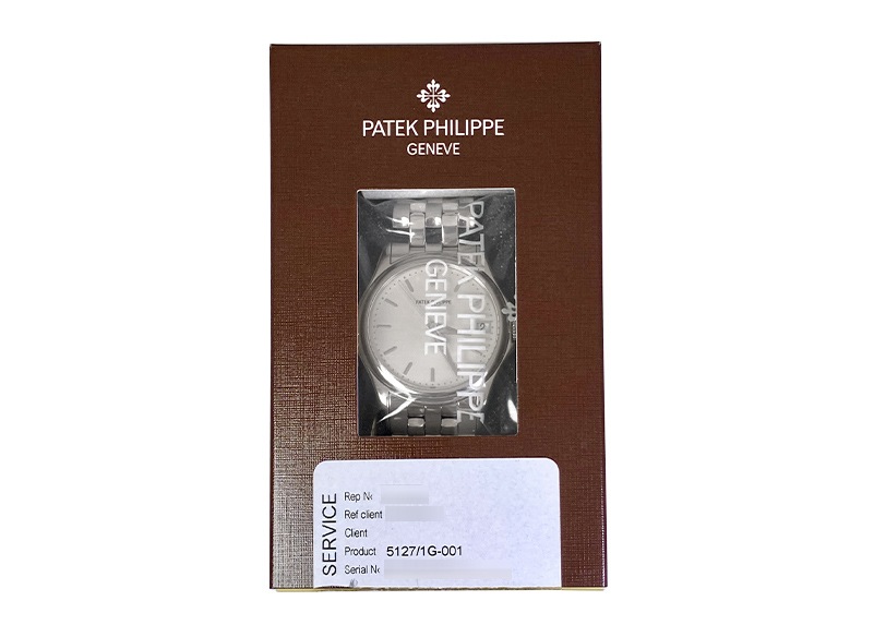 パテックフィリップ - カラトラバ | PATEK PHILIPPE | 5127/1G-001 | WG シルバー文字盤 自動巻き ブレスレット | レストア